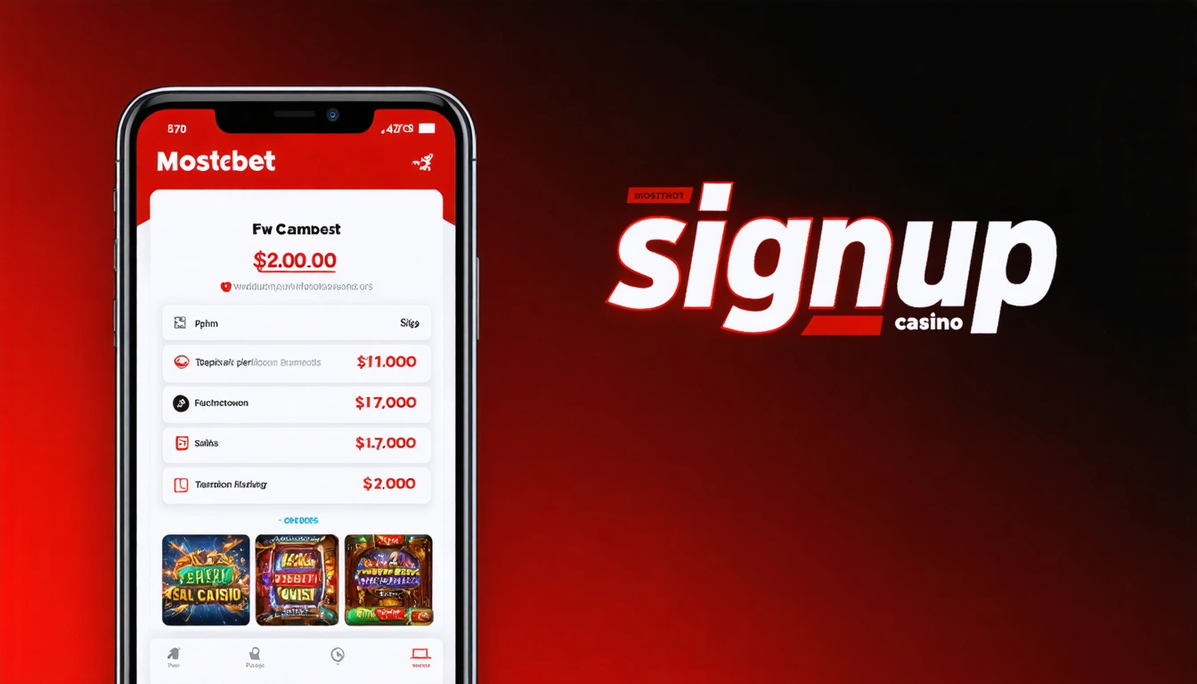 signup Mostbet